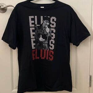 Elvis Graphic Black T-Shirt